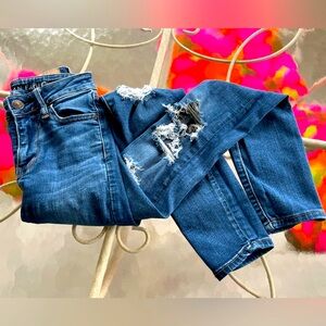 AE Next Level Ripped Super High-Waisted Jegging